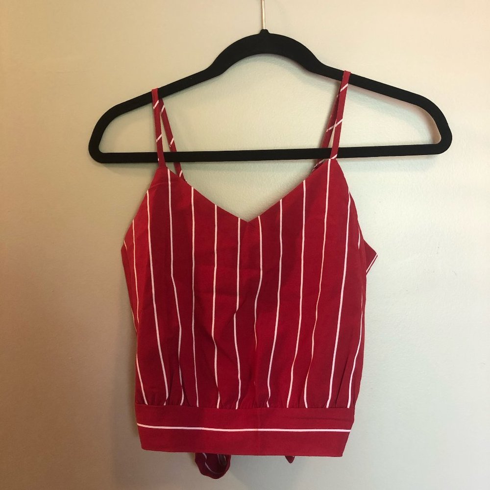 Crop Top with Tie Back
